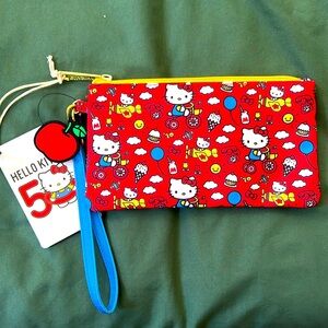 Loungefly x Hello Kitty 50th Anniversary Pouch Wristlet